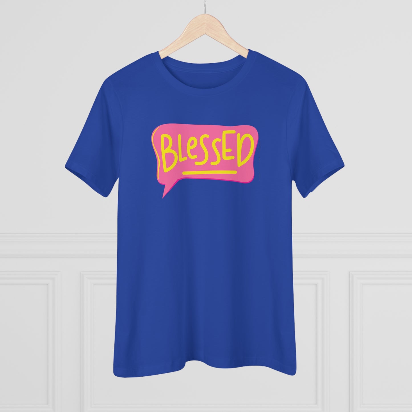 Blessed Text Bubble Relaxed Fit Premium T-shirt - Fun Christian Apparel - BlessedYes Boutique