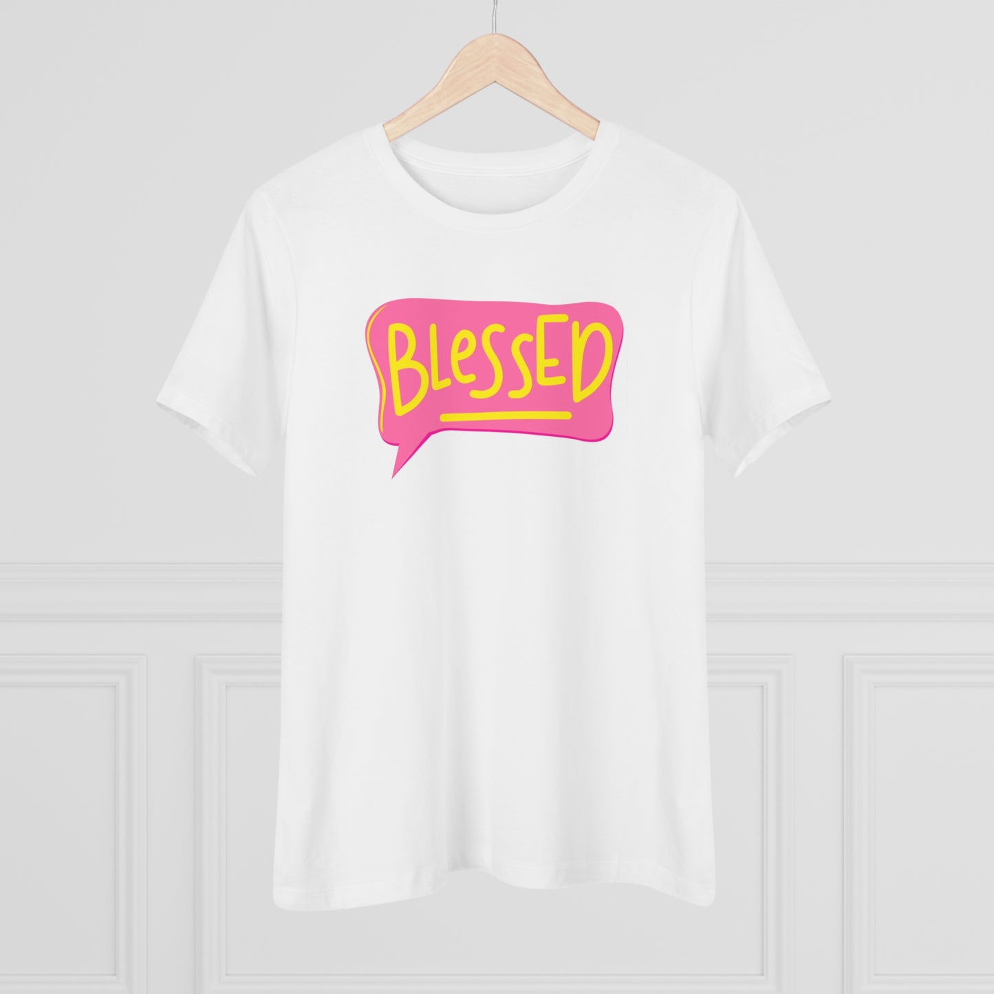 Blessed Text Bubble Relaxed Fit Premium T-shirt - Fun Christian Apparel - BlessedYes Boutique