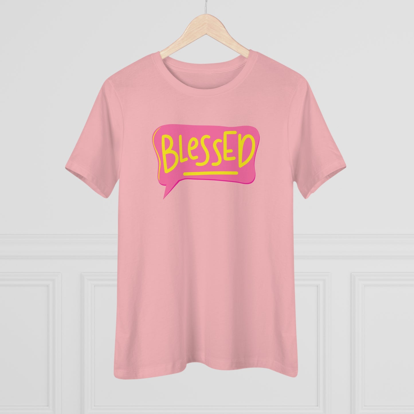 Blessed Text Bubble Relaxed Fit Premium T-shirt - Fun Christian Apparel - BlessedYes Boutique