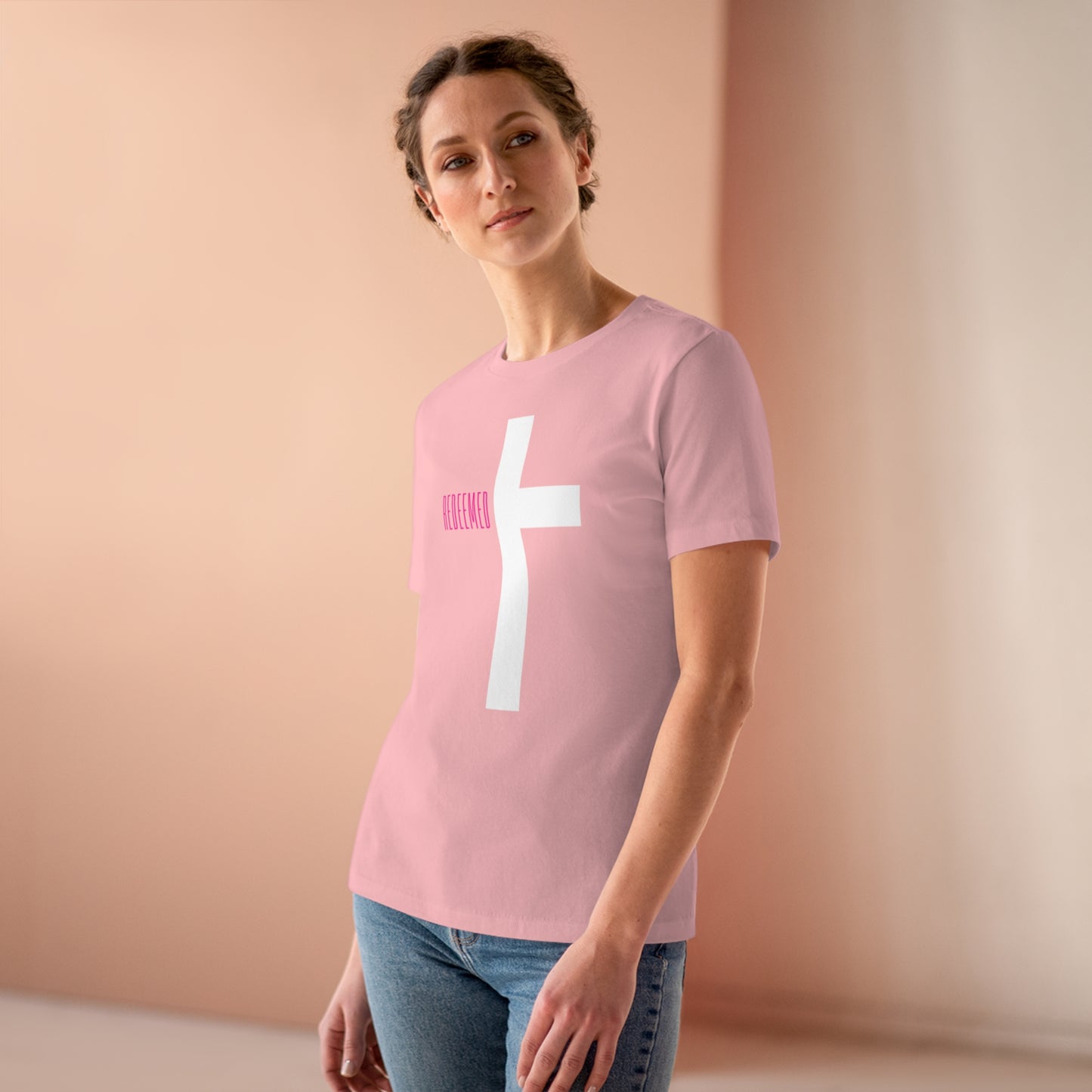 Redeemed Relaxed Fit Premium Tshirt - BlessedYes Boutique