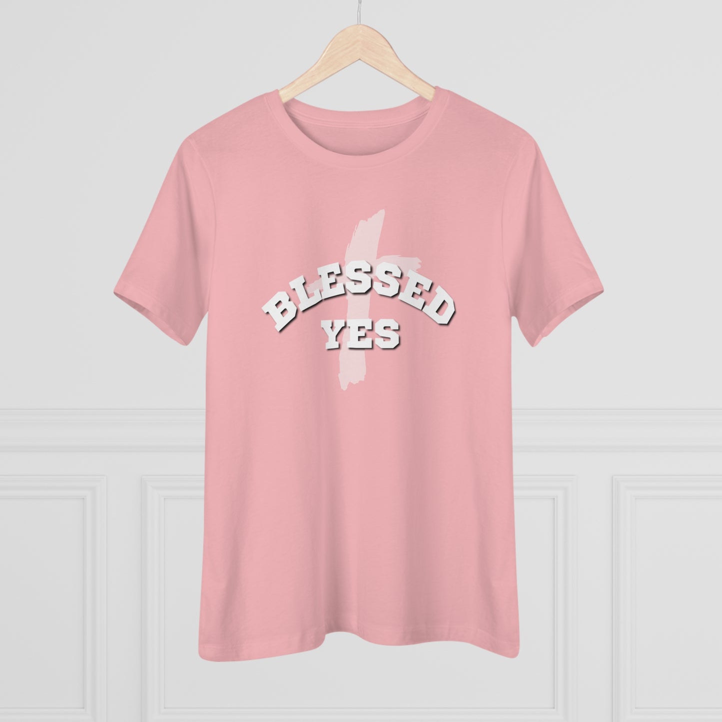 BlessedYes Cross Relaxed Fit Premium Tshirt - BlessedYes Boutique